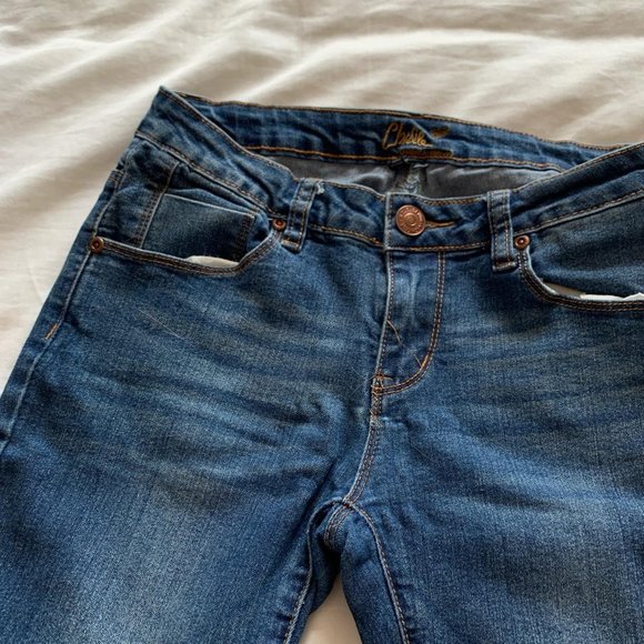 Biker jeans from Simons. Low waisted jeans. Skinny jeans. Size 5 US. - Picture 2 of 6